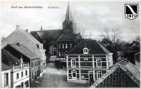 Kirchberg und St. Bartholom&auml;us im Jahre 1909
